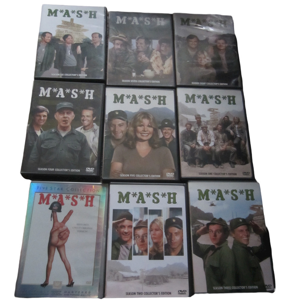 M.A.S.H Mash Complete DVD Set 1-8 and extra uncut DVD